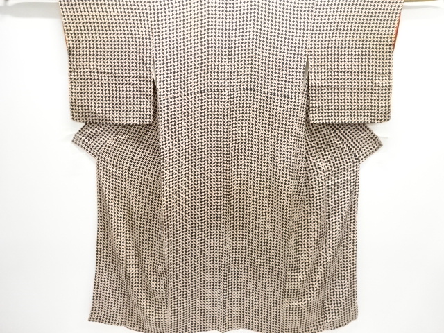 JAPANESE KIMONO / ANTIQUE KIMONO / TAISHO ROMAN STYLE / KINSHA / ABSTRACT